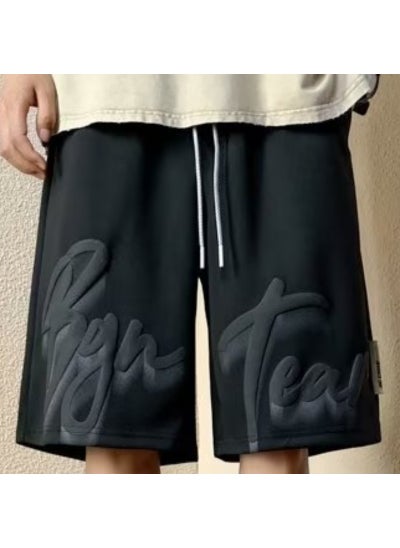 اشتري Breathable Loose Sports Shorts Black في السعودية