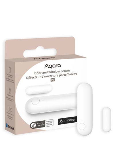 Buy Aqara  P2 Door and Window Sensor Wireless Mini Contact Sensor for Alarm System and Smart Home Automation, Compatible with Apple HomeKit, Alexa in UAE