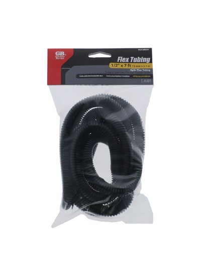 Buy Adjustable CorrugatedFlexible GB Tube 1/2 Inch Black 14.478 x 18.796 x 5.588 cm FLX-5007T in Saudi Arabia