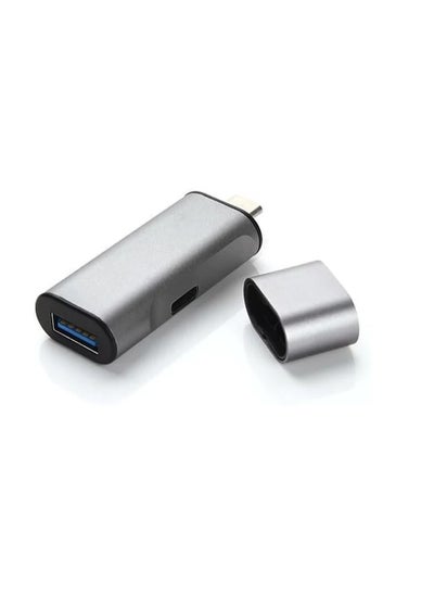 Buy IHUB-12 Type C HUB - USB-C Charger Adapter with USB 3.0 and USB Type-C Port in UAE
