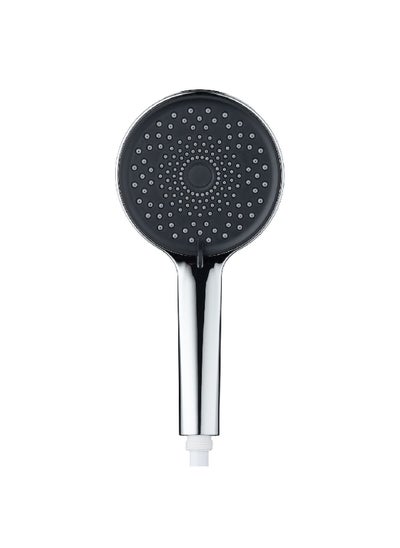 Buy 5-Sprayers Generous Water Coverage Shower Hand Chrome and Black 5 Inch DH3000E in Saudi Arabia