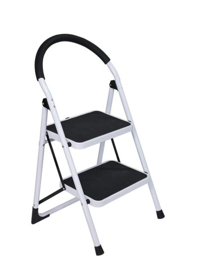 Buy Multi-use white two-step metal ladder in Saudi Arabia