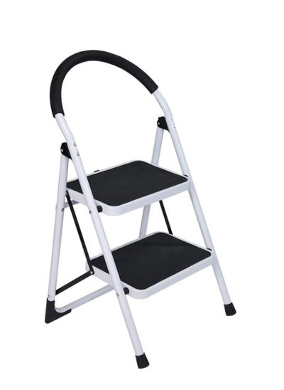 Buy Multi-use white two-step metal ladder in Saudi Arabia