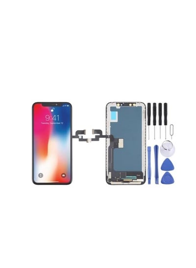 Buy RYN® For Compatible IPhone XS LCD Screen Replacement Display Assembly, Black, With repair tool kit and Screen Protector. in UAE