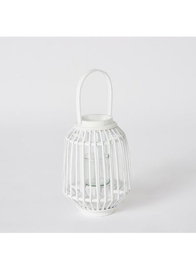 اشتري Willa Willow Lantern With Glass Votive 35 x 12.5 x 12.5 cm في الامارات