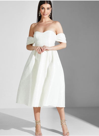 Buy Bardot Textured Dress in Saudi Arabia