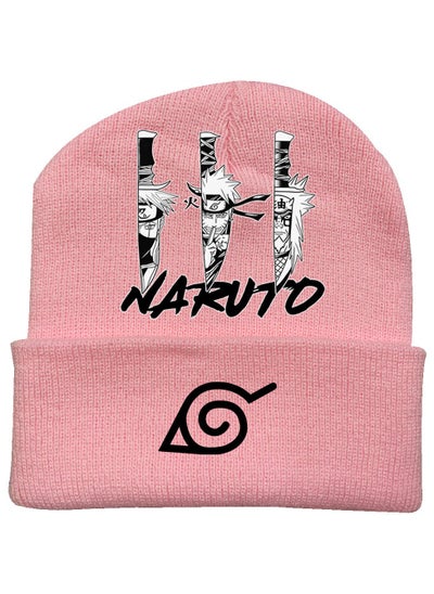 Buy Naruto Knitted Cartoon Printed Hat in UAE