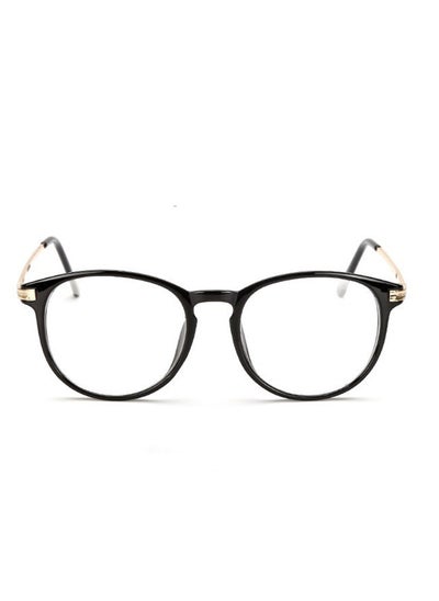 اشتري Retro Small Round Frame Flat Transparent Glasses For Men And Women Round Glasses في السعودية