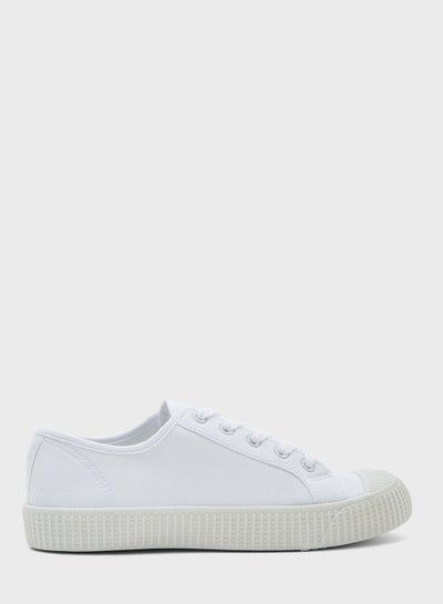 Buy Morello Wide Fit Canvas Low Top Sneakers in UAE