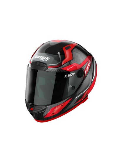 Buy Full-Face Helmet Nolan X-804 RS U.C. MAVEN CARBON (RED - GREY) in UAE