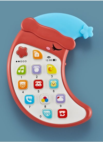 اشتري Multi-Functional Music Phone Smart Phone Toy Baby Cell Phone Red في السعودية