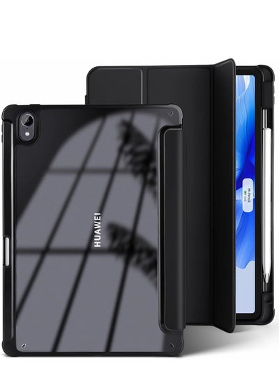 اشتري Huawei Matepad Air 11.5-inch (2023) Case, 【Built-in Pencil Holder】 【Auto Wake/sleep】 Intelligent Ultra-thin Tri-fold Bracket Cover, Anti-drop for Matepad Air في السعودية