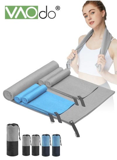 Buy 5PCS Cooling Towel 4PCS Ice Towel Soft Breathable Chilly Towel and 1PCS Cooling Full Body Recovery Sideline Towel Microfiber Towel for Yoga Sport Running Gym Workout Camping Fitness Workout More Activ in UAE