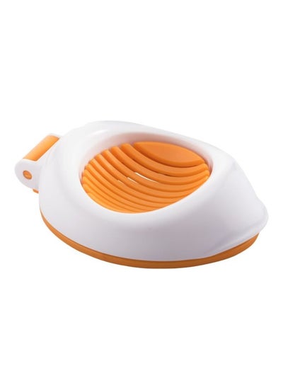 Buy Plastic Egg Slicer Orange/White 7cm in Saudi Arabia