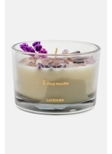 Buy Lavender Scented Candle, Cream in UAE