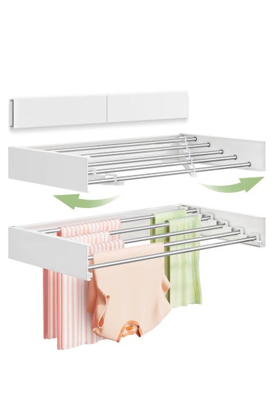 Wall Mounted Clothes Drying Rack 32