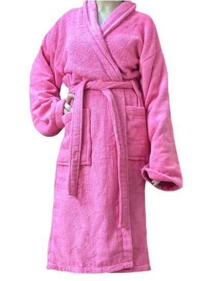 Buy Zero twist bathrobe 450 GSM High Quality Super luxury, high absorbent Size S/M in Saudi Arabia