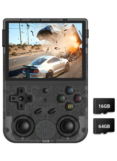 Buy Wireless Handheld Game Console, G353V 3.5-Inch Portable Retro Game Console 16G+64G Built-in 15000 Games with Double System Arcade Game Console for Kids Adults. in Saudi Arabia