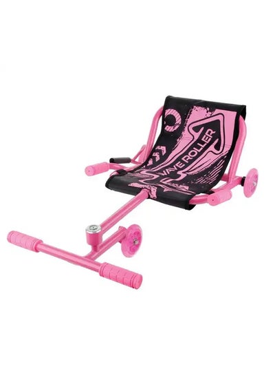 Buy 3-wheel Twister Scooter With Comfortable Seat For Kids And Adults In Pink/Black in Saudi Arabia