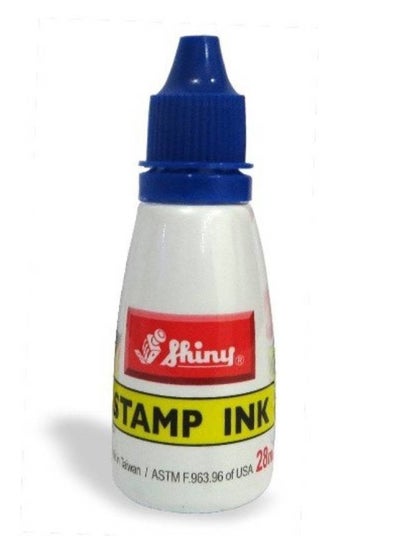 اشتري 28ml Stamp Ink Bottle Blue Ink في الامارات