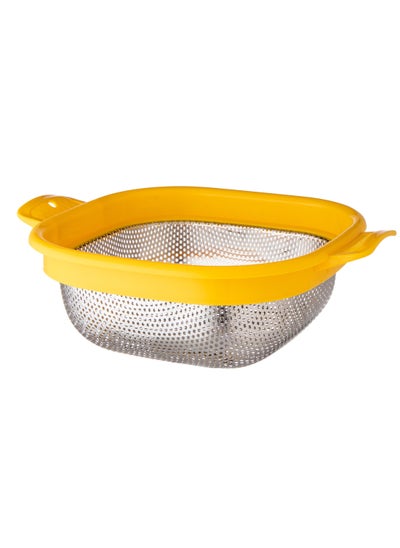 Buy Stainless Steel And Plastic Strainer 25 Cm Square in Saudi Arabia