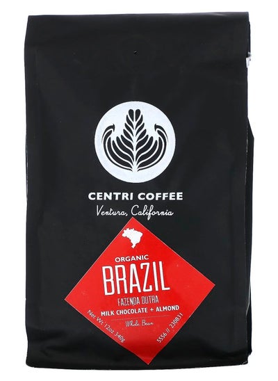 Buy Centri Coffee Organic Brazil Milk Chocolate + Almond Whole Bean 12 oz (340 g) in UAE