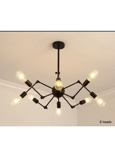 Buy Mesh movable chandelier - 8 branch - black in Egypt