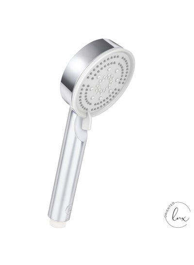 اشتري 8" Chrome Luxury Multimode Showerhead, 5 Shower Modes Powerful Rainfall, Relaxing Mist, Jetting, Spa and More - Eco-Conscious Design, Leakproof, Effortless Installation في الامارات