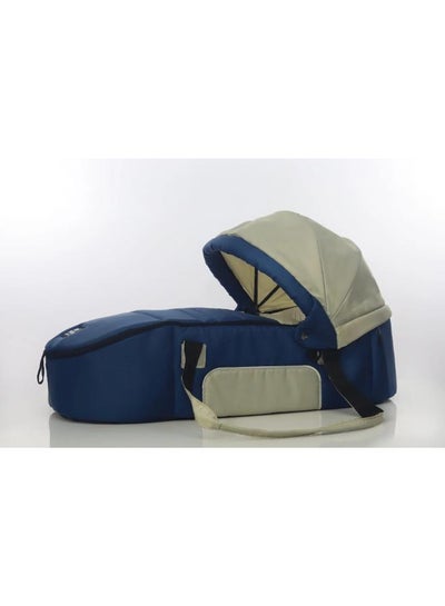 Buy Uni-Baby Carry Cot - Beige and Dark Blue in Egypt