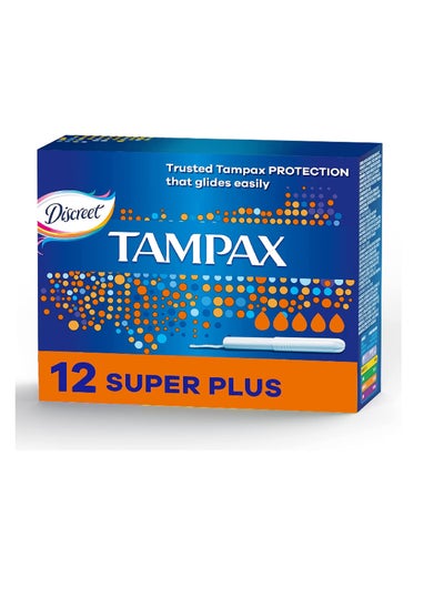 Buy Tampax Tampons Super plus 12's in UAE