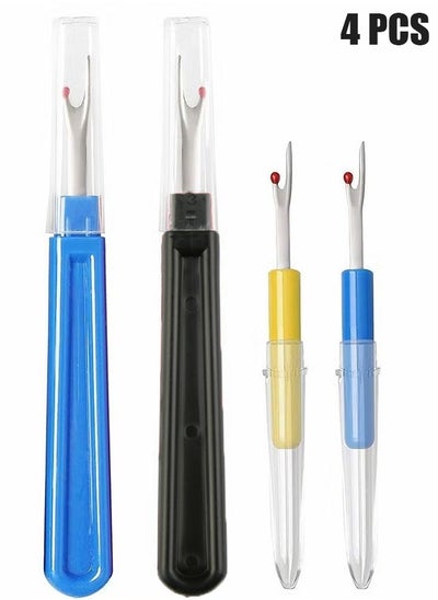 Buy Seam Ripper Set,Seam Rippers Stitch Unpicker Plastic Handle Sewing Colorful Handy Thread Tools Suitable for cross stitch, sewing, handwork (4 Pcs) in UAE