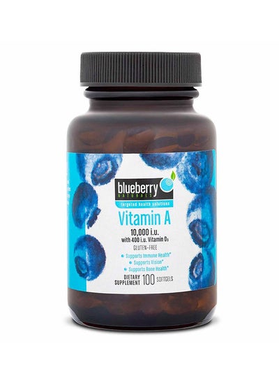 Buy Vitamin A 10,000IU Softgel 100's in UAE