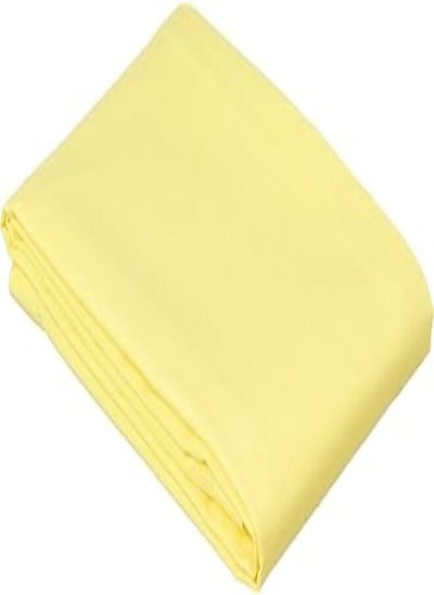 Buy Plain Cotton Pillow Case 50 * 100 cm - Yellow in Egypt