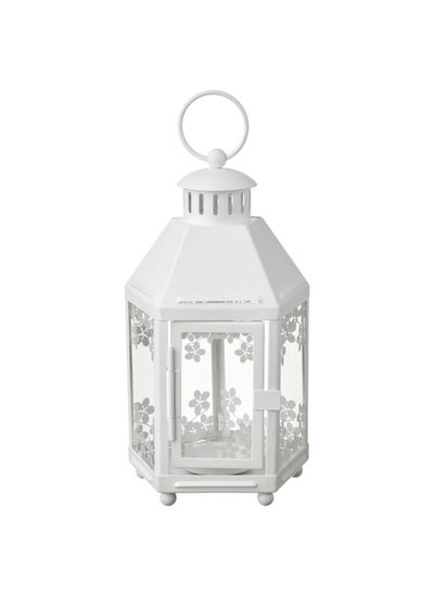 Buy Lantern for tealight, in/outdoor, white, 21 cm in Saudi Arabia