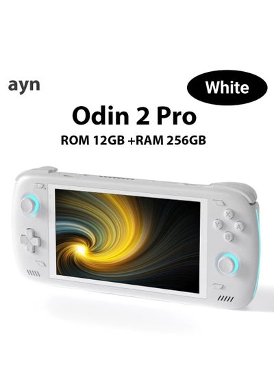 Buy Odin 2 Android Handheld Gaming Console, High-Performance Retro Game Handheld with Snapdragon 8 Gen 2 Octa-core CPU, Adreno 740 GPU, 6-inch 1080P Screen, Android 13 System (12+256GB, White) in UAE