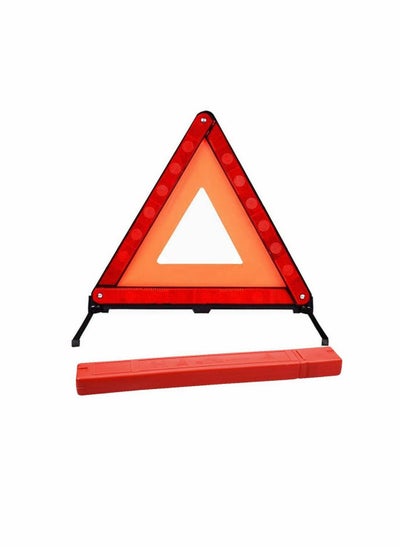 Buy Reflective Triple Triangle Car Warning Sign Roadside Hazard Sign Emergency Breakdown Board, Safety Triangle Warning Kit, Foldable Car Roadside Emergency Kit in Saudi Arabia