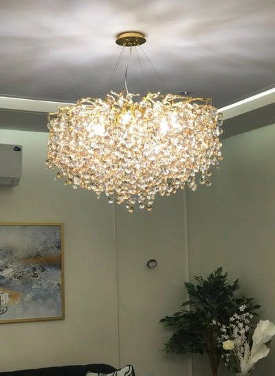 Buy French Luxury Modern Chandelier Simple Villa Duplex  Light Decorative American Branch Living Room Crystal Led Chandelier in Saudi Arabia