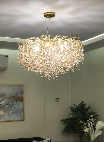 Buy French Luxury Modern Chandelier Simple Villa Duplex  Light Decorative American Branch Living Room Crystal Led Chandelier in Saudi Arabia