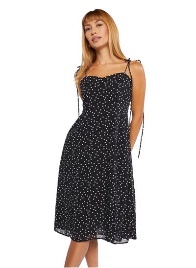 Buy Polka Dot Print Sweetheart Dress in Egypt