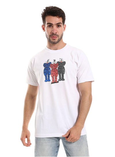 Buy White Rabbit Printed Cotton Summer T-Shirt in Egypt