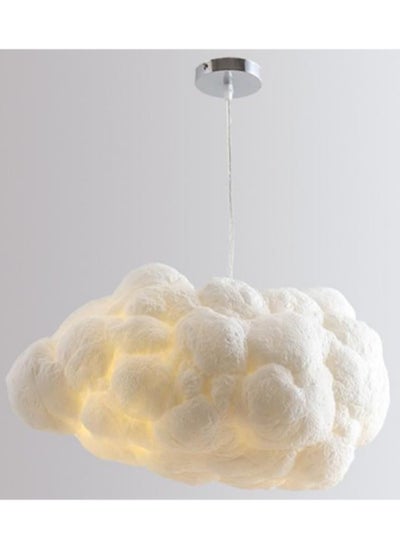 Buy Modern Ceiling Hanging Lights Creative Cloud Shaped Floating Cloud Pendant Chandeliers Ideal for Living Rooms, Restaurants, Bars, and Kindergarten Decor.(50x 26 x18cm) in UAE