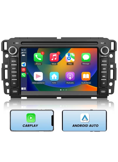 Buy Car Stereo for Chevrolet/Buick/GMC Sierra Yukon Chevy Silverado Tahoe, Wireless Carplay Android Auto Touch Screen Android 12 Radio with Bluetooth GPS Navigation, 2G Ram 32G ROM in UAE