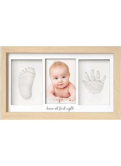 اشتري Baby Hand and Footprint Kit - Baby Footprint Kit, Newborn Keepsake Frame, Baby Handprint Kit, Personalized Baby Gifts, Nursery Decor, Baby Shower Gifts for Girls Boys(Ash Wood) في السعودية