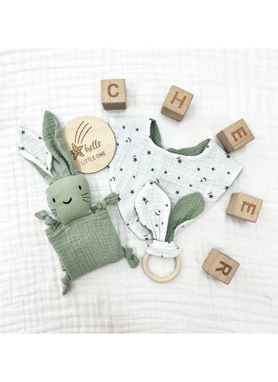 اشتري Baby shower Towel Gift set Baby Bunny shower towel set في السعودية