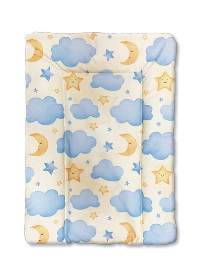 اشتري Komkom Baby Changing Mat – Patterned/Sky – 1 Piece في مصر