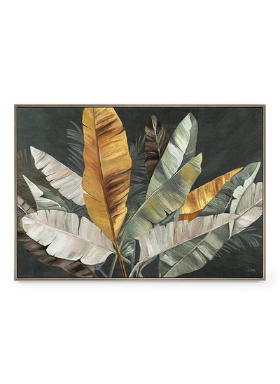 Buy Thuca Printed Framed Canvas, Multicolour - 100x70 cm in UAE