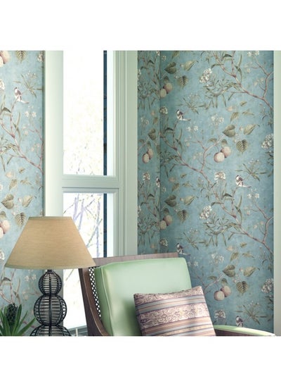 Buy Flower Self-Adhesive Wallpaper for Warm Bedroom, Living Room, Tv Background Wallpaper 0.53X3m in UAE