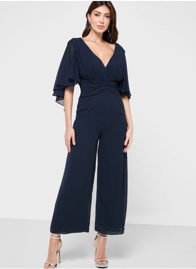 Buy Wide Leg Pleated Jumpsuit in UAE