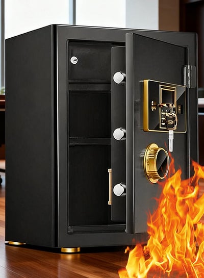 Large Fireproof Safe Box for Home Anti-Theft Digital Security Box with ...