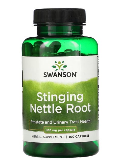 اشتري Swanson, Stinging Nettle Root, 500 mg, 100 Capsules في الامارات